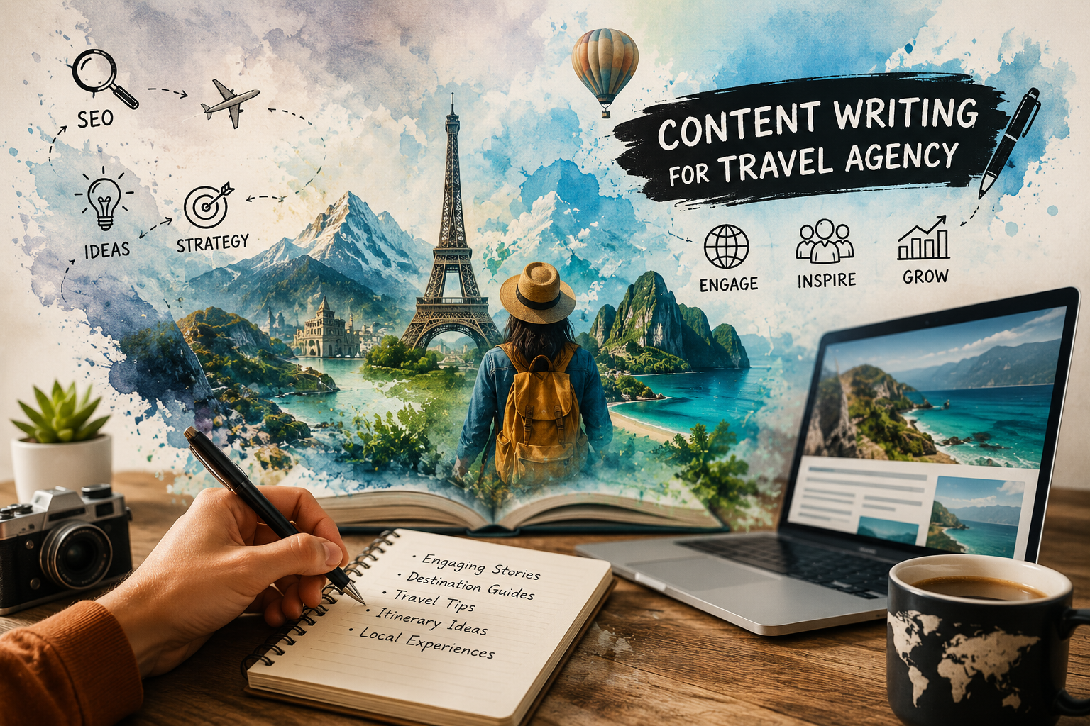 Content writing for travel agency​